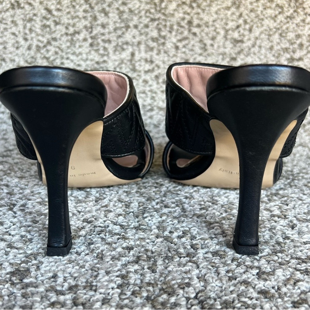 VALENTINO by MARIO VALENTINO Black Jackie Slide Sandal Women's 8 US Size - Picture 10 of 14